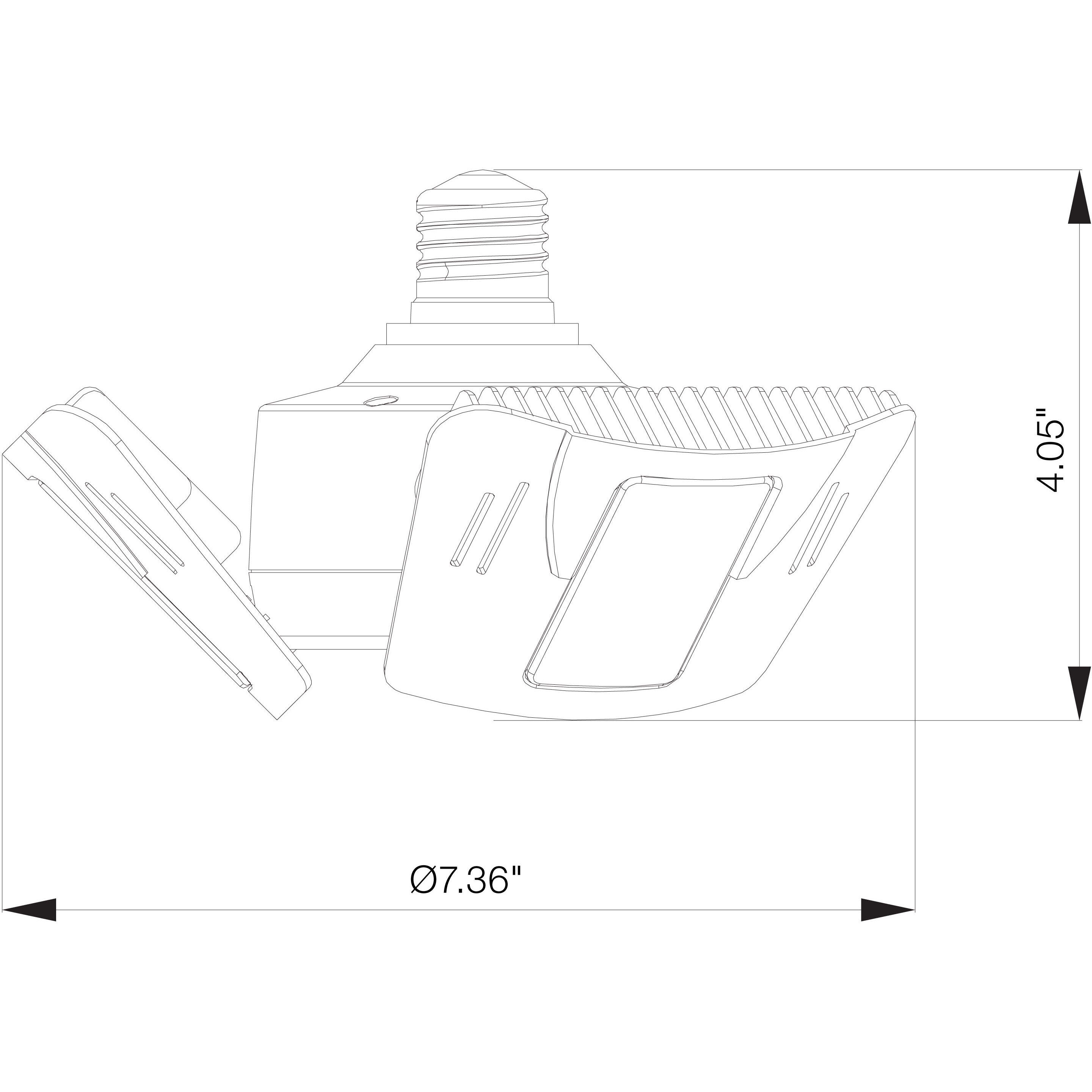 Lumos LED ED28 60.00 watt 4000K Light Bulb