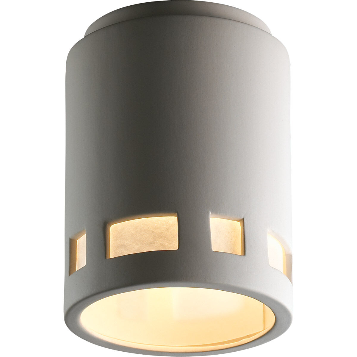 Radiance LED 7 inch Gloss White Flush-Mount Ceiling Light