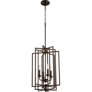 Hammond 4 Light 14 inch Oiled Bronze Entry Ceiling Light