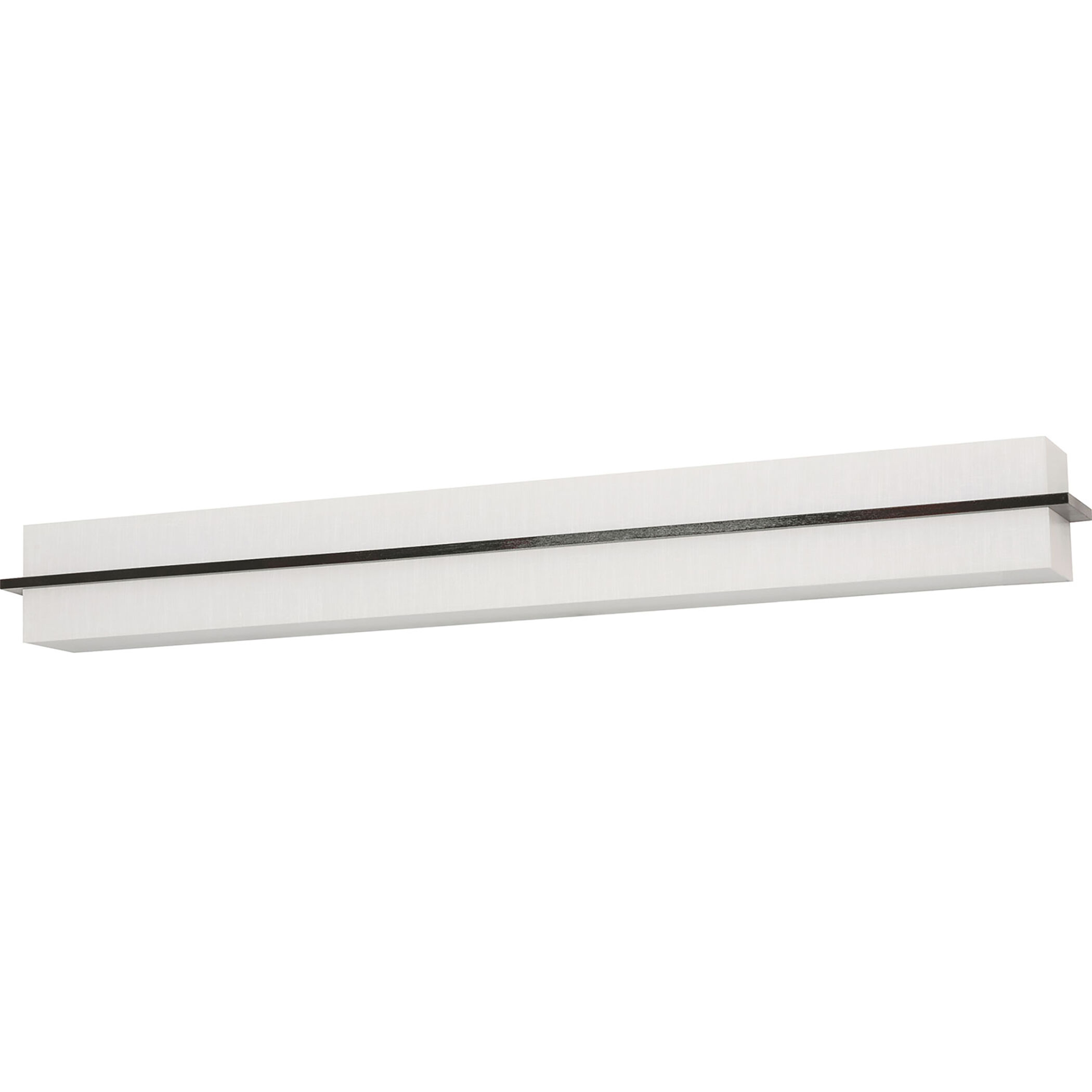 Apex LED 38.5 inch Espresso Bath Vanity Wall Light in Linen White
