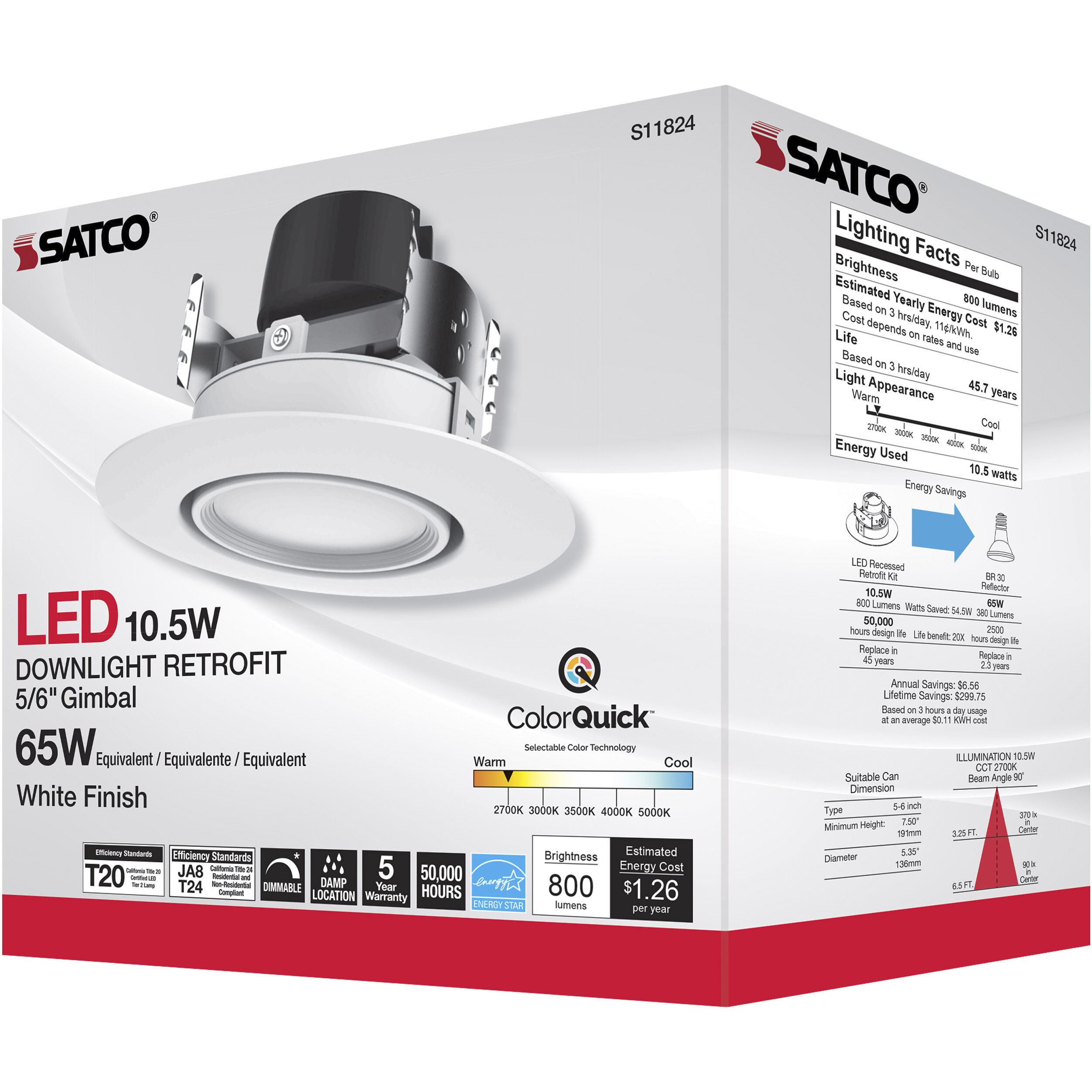 Satco s11824 clearance