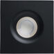 ColorQuick Integrated LED Black Recessed