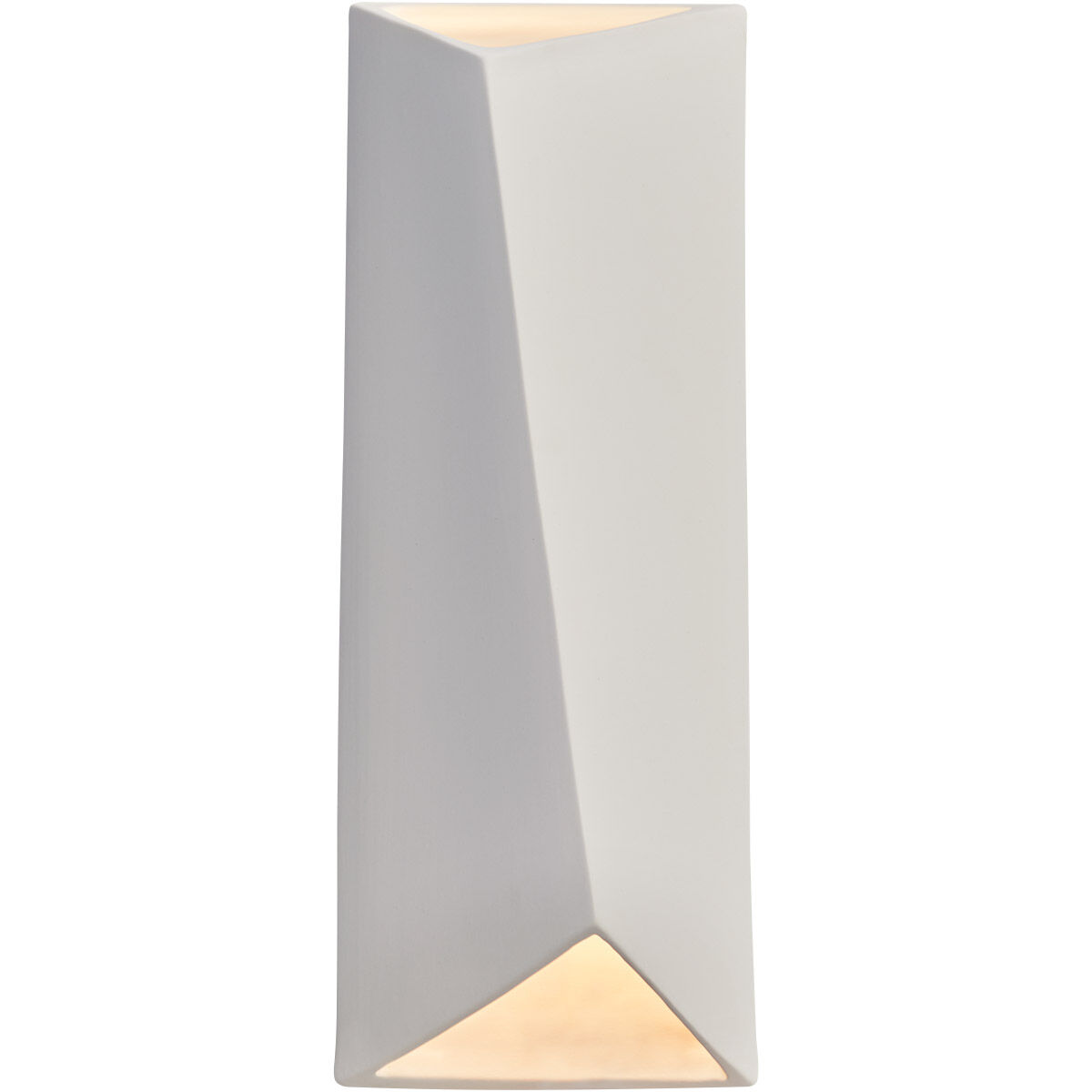Ambiance LED 6 inch Celadon Green Crackle ADA Wall Sconce Wall Light, Open Top and Bottom Fixture, Diagonal