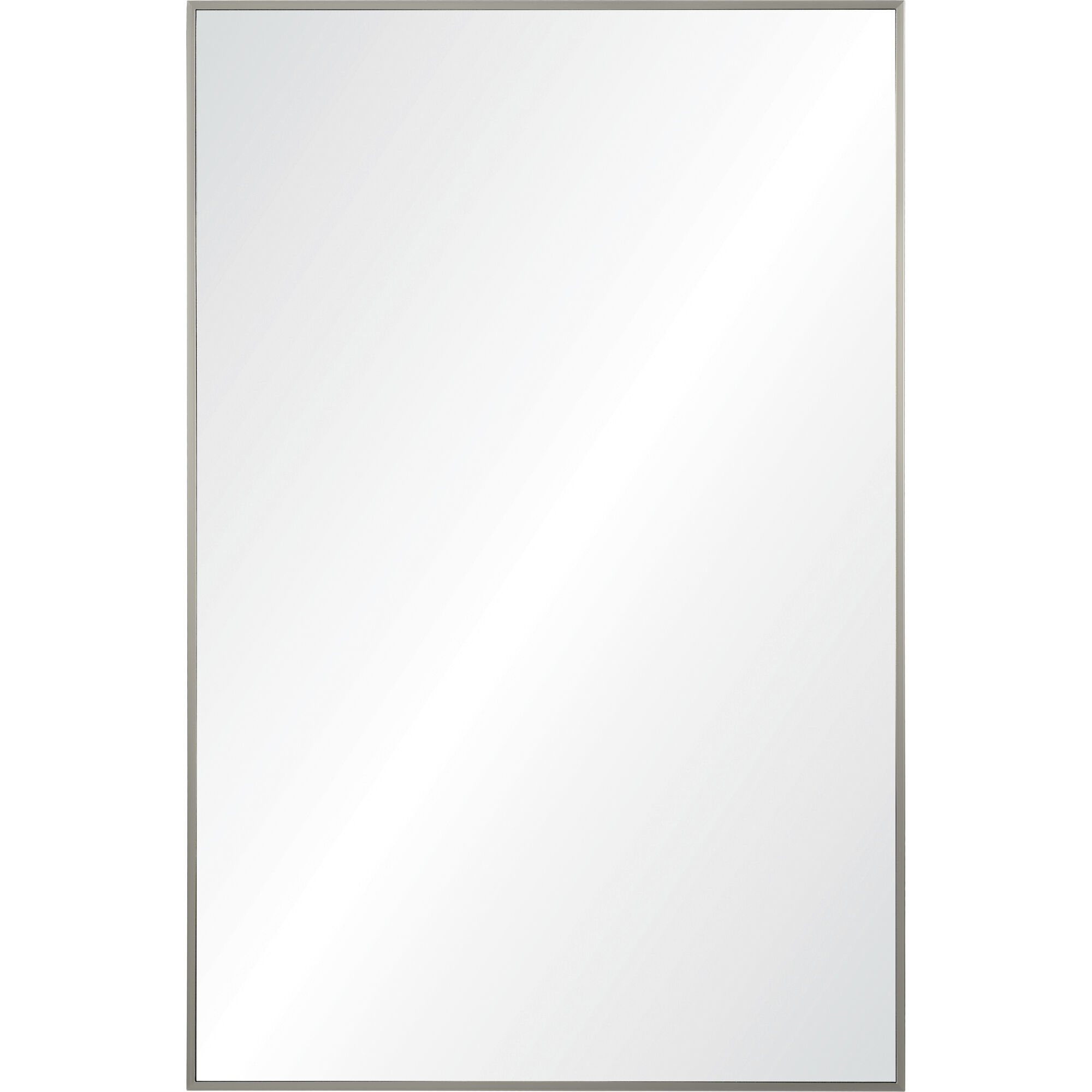 Roderick 35.5 X 23.5 inch Satin Nickel Wall Mirror