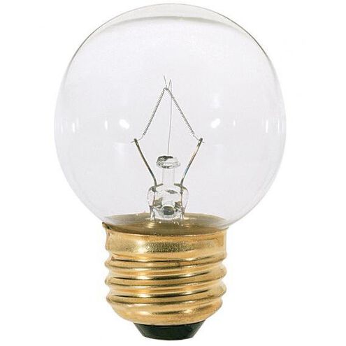 Lumos Incandescent G16 1/2 Medium E26 25 watt 120V 2700K Light Bulb