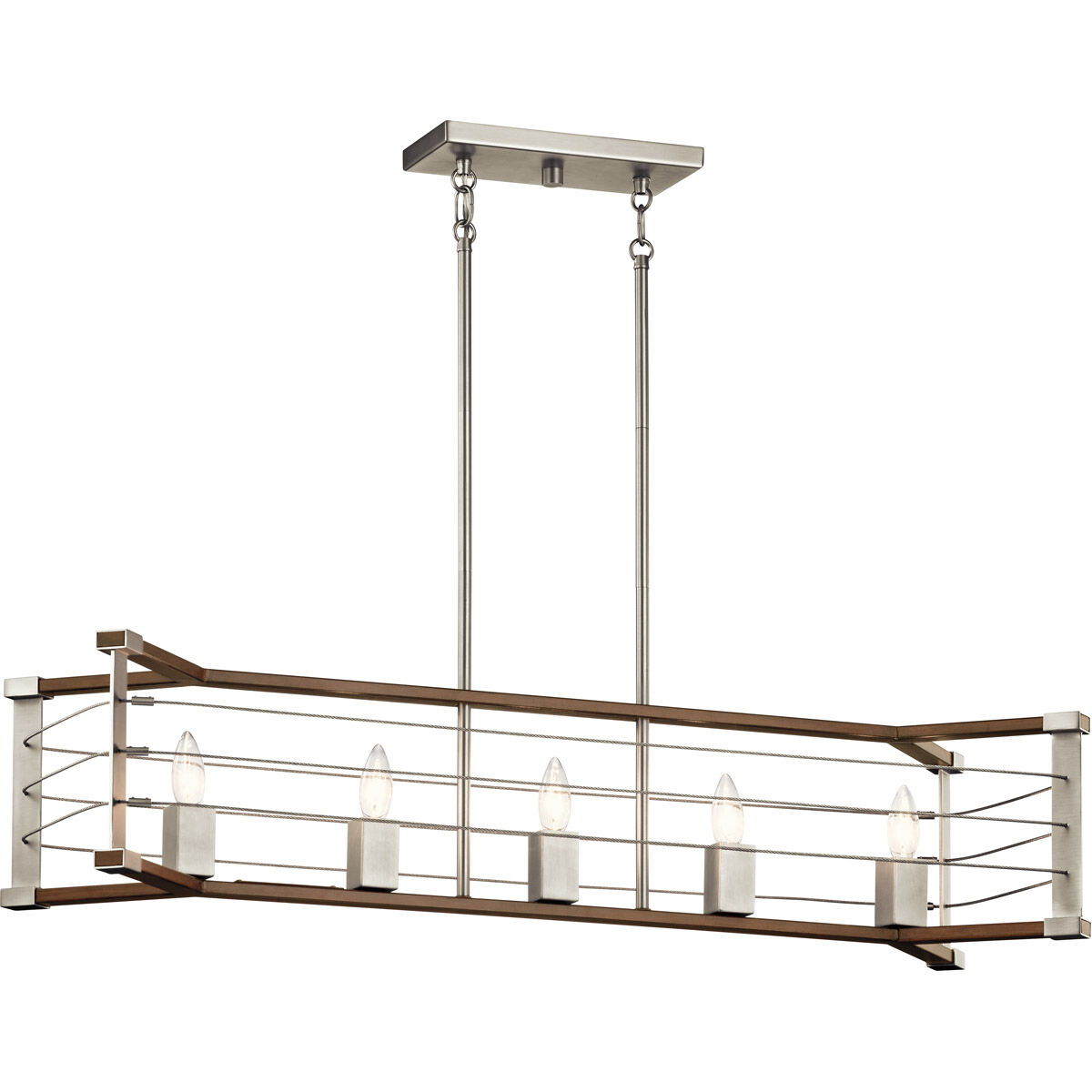 Lente 5 Light 12.00 inch Island Light