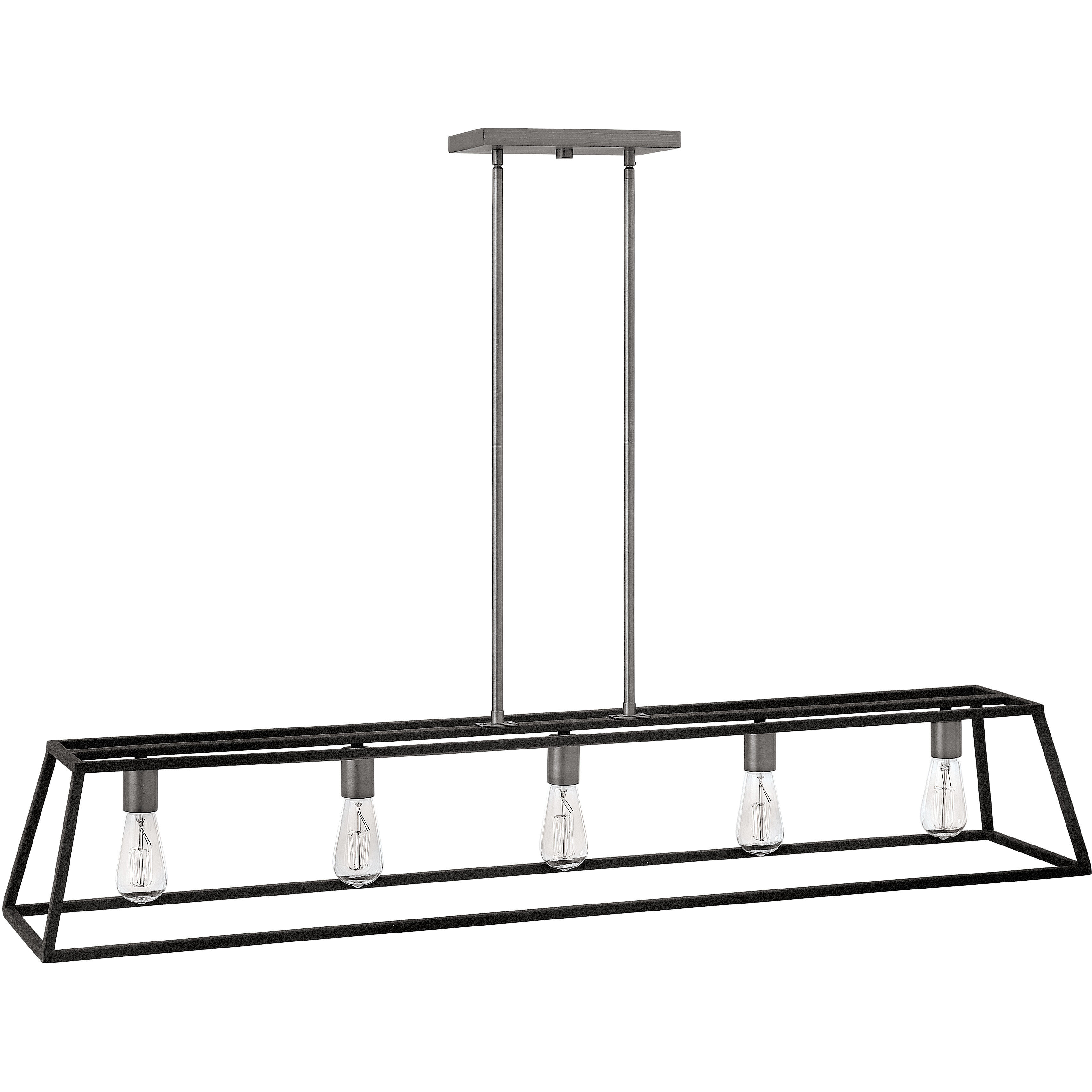 Fulton 5 Light 50.00 inch Island Light