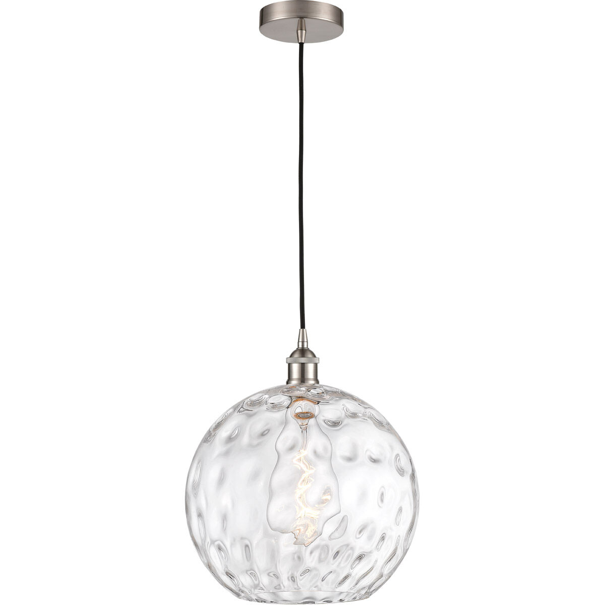 Edison Athens Water Glass 1 Light 12.00 inch Mini Pendant
