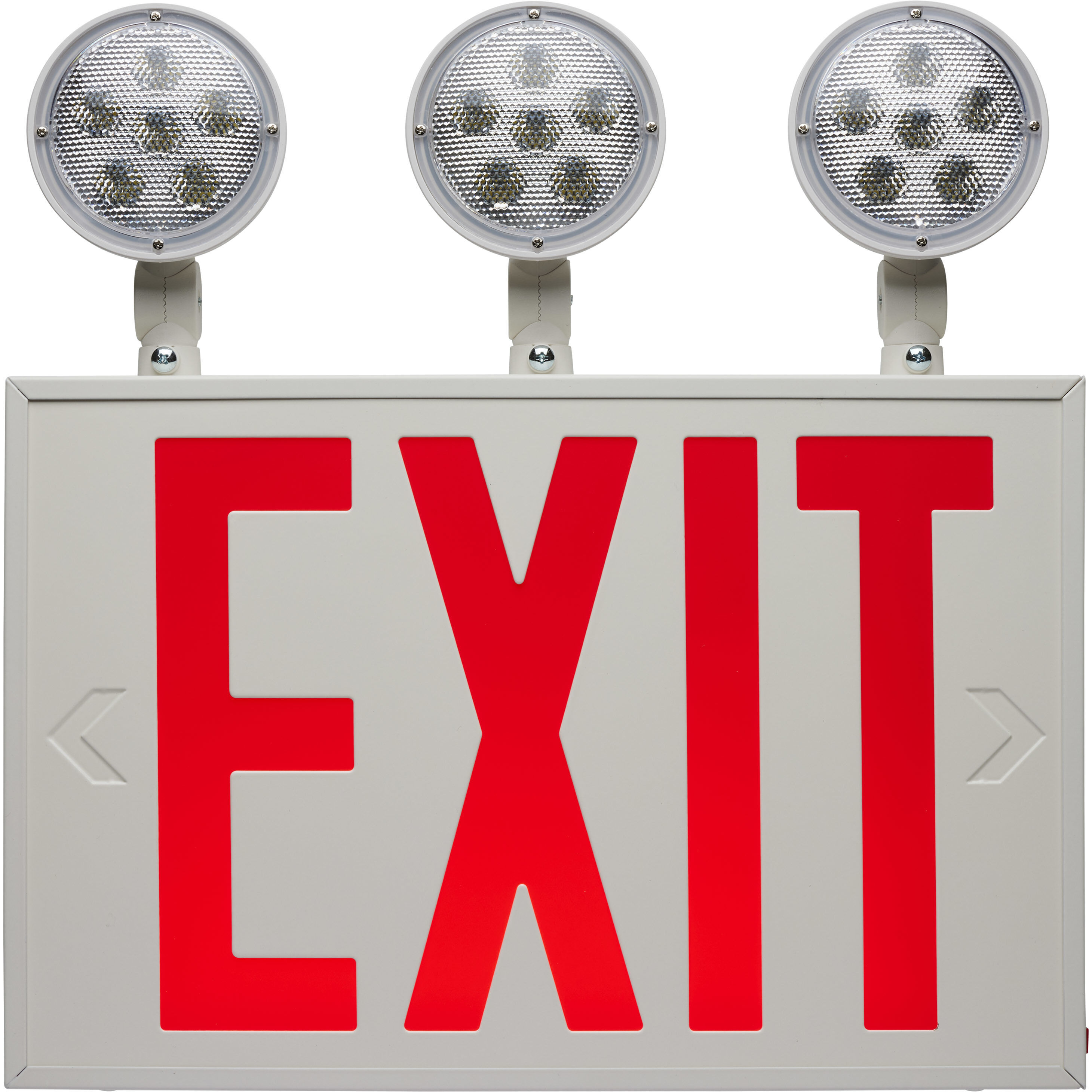 Edgewood LED 14.56 inch White Exit & Emergency Ceiling Light