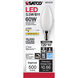 Lumos LED Candelabra Candelabra 5.50 watt 2700K LED Filament