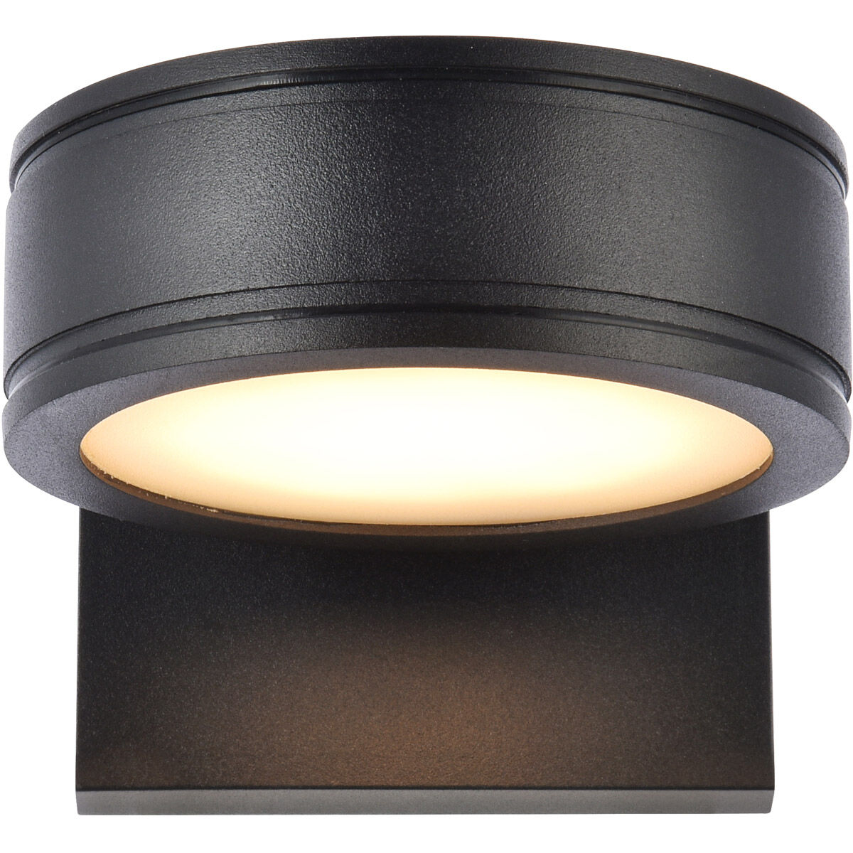 Raine 4.5 inch Black Outdoor Wall Light