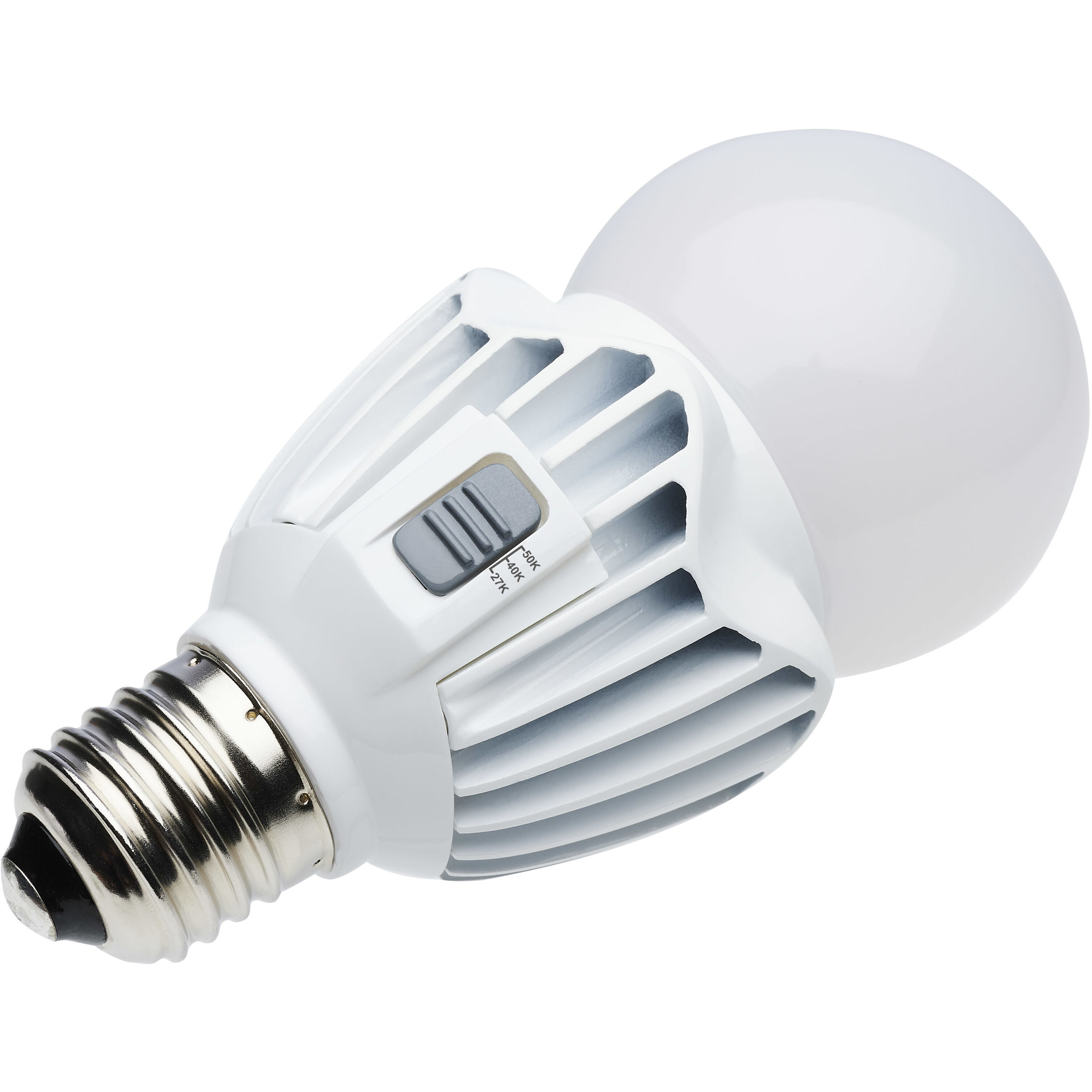 20 Watt Led A21 - High Lumen Output - 27k/40k/50k Cct Selectable - Medium Base - White Finish - 120v-277v