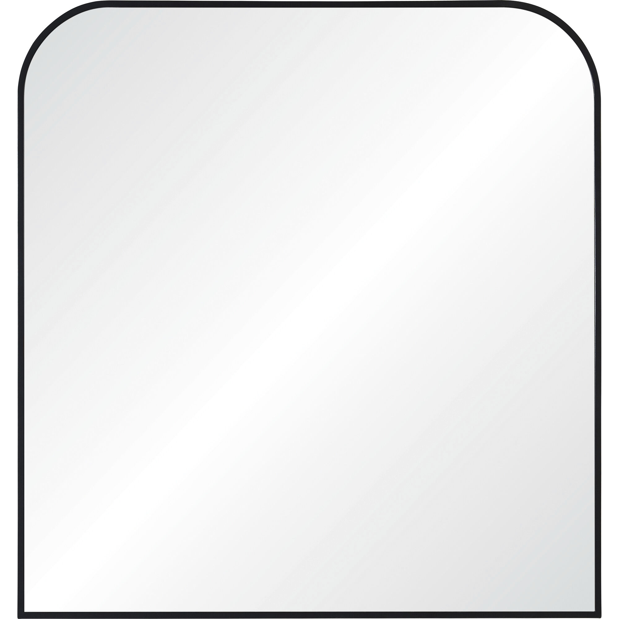 Luka 40 X 38 inch Black Wall Mirror