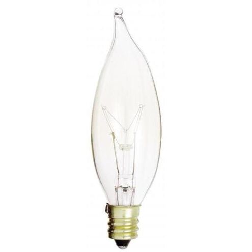 Lumos Incandescent CA8 Candelabra E12 15 watt 120V 2700K Light Bulb