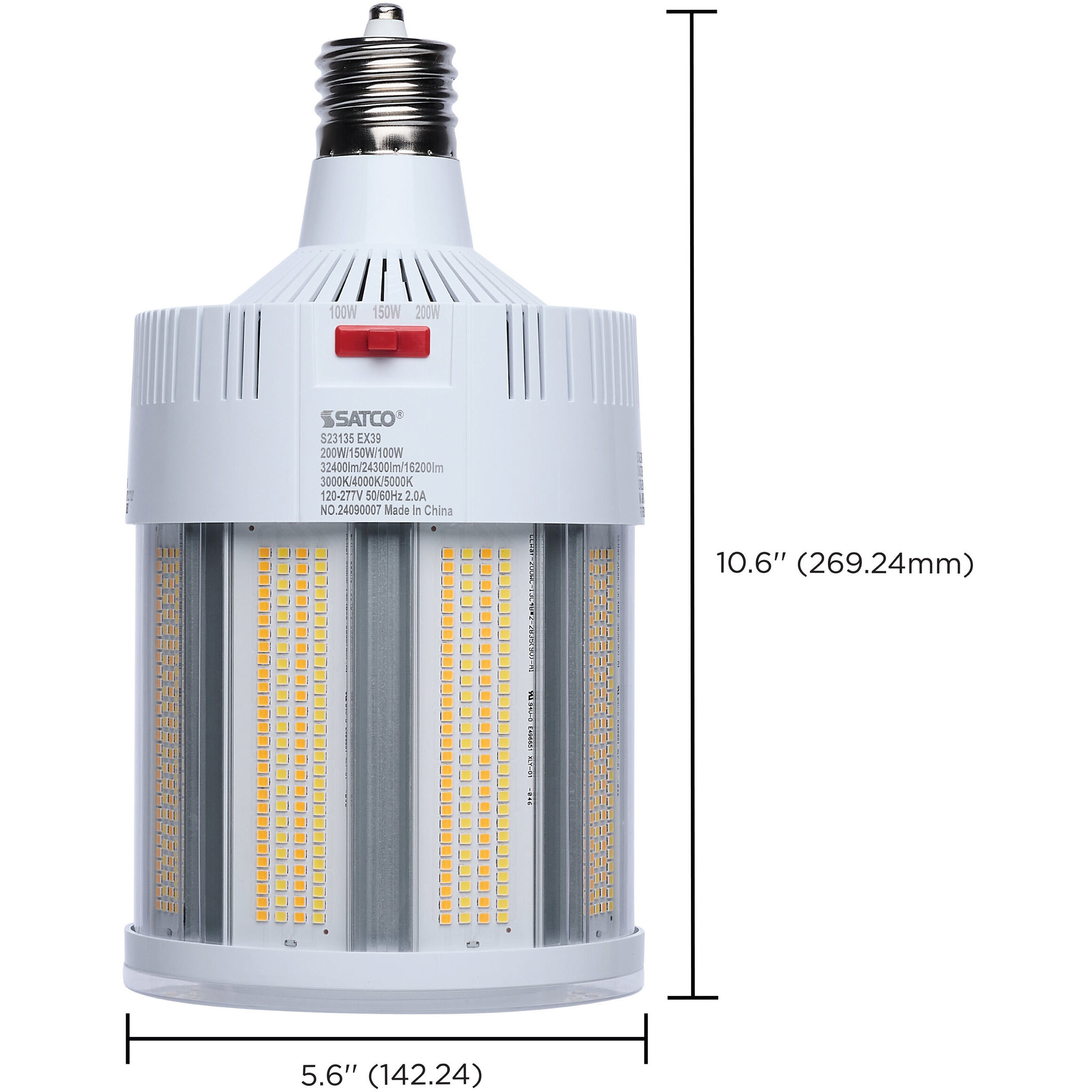 ColorQuick LED EX39 Mogul Extended 200 watt 3000K/4000K/5000K HID Replacements