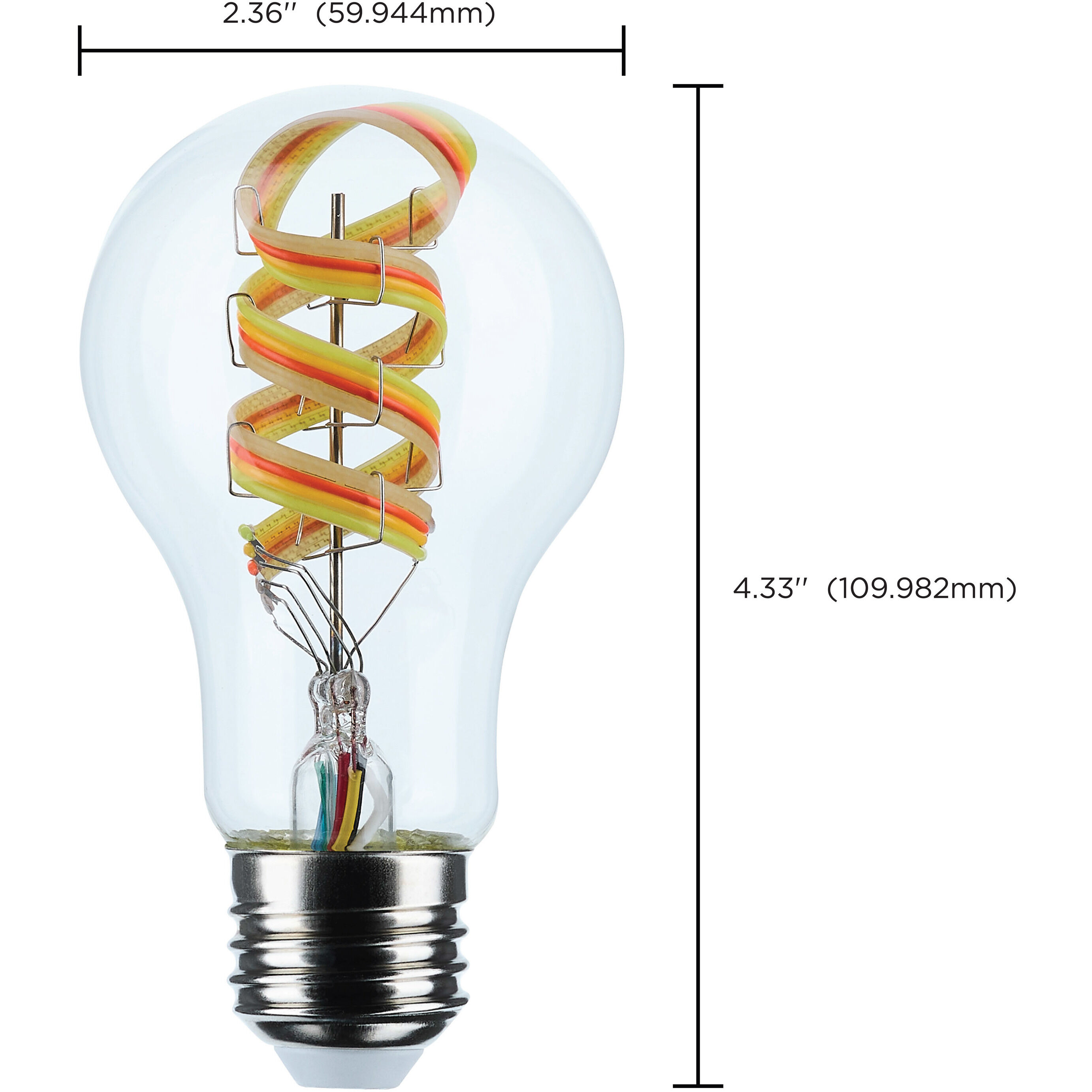 Starfish LED A19 E26 6.00 watt 120 2700K-5000K LED Filament, ColorQuick