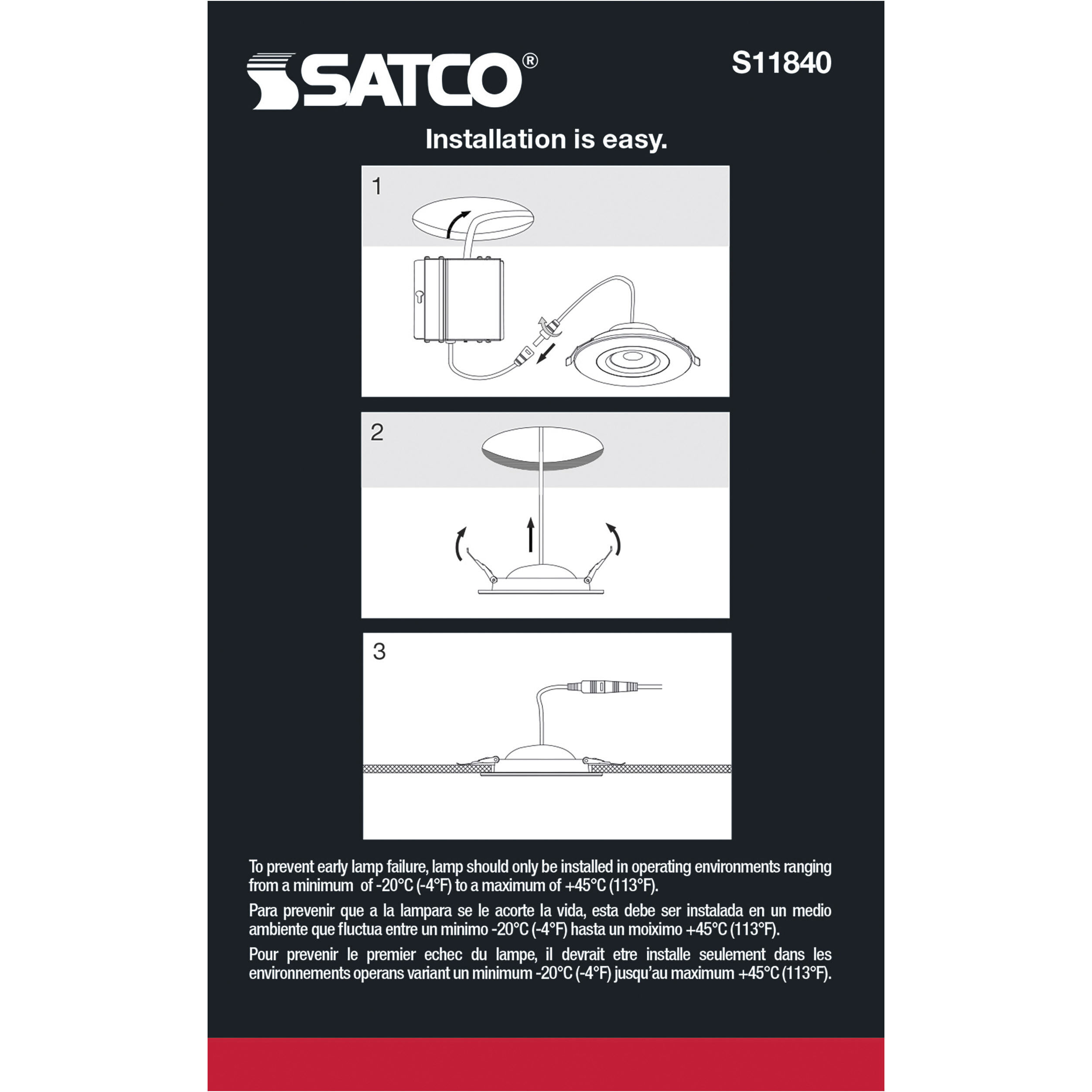 Edgewood Integrated White Recessed