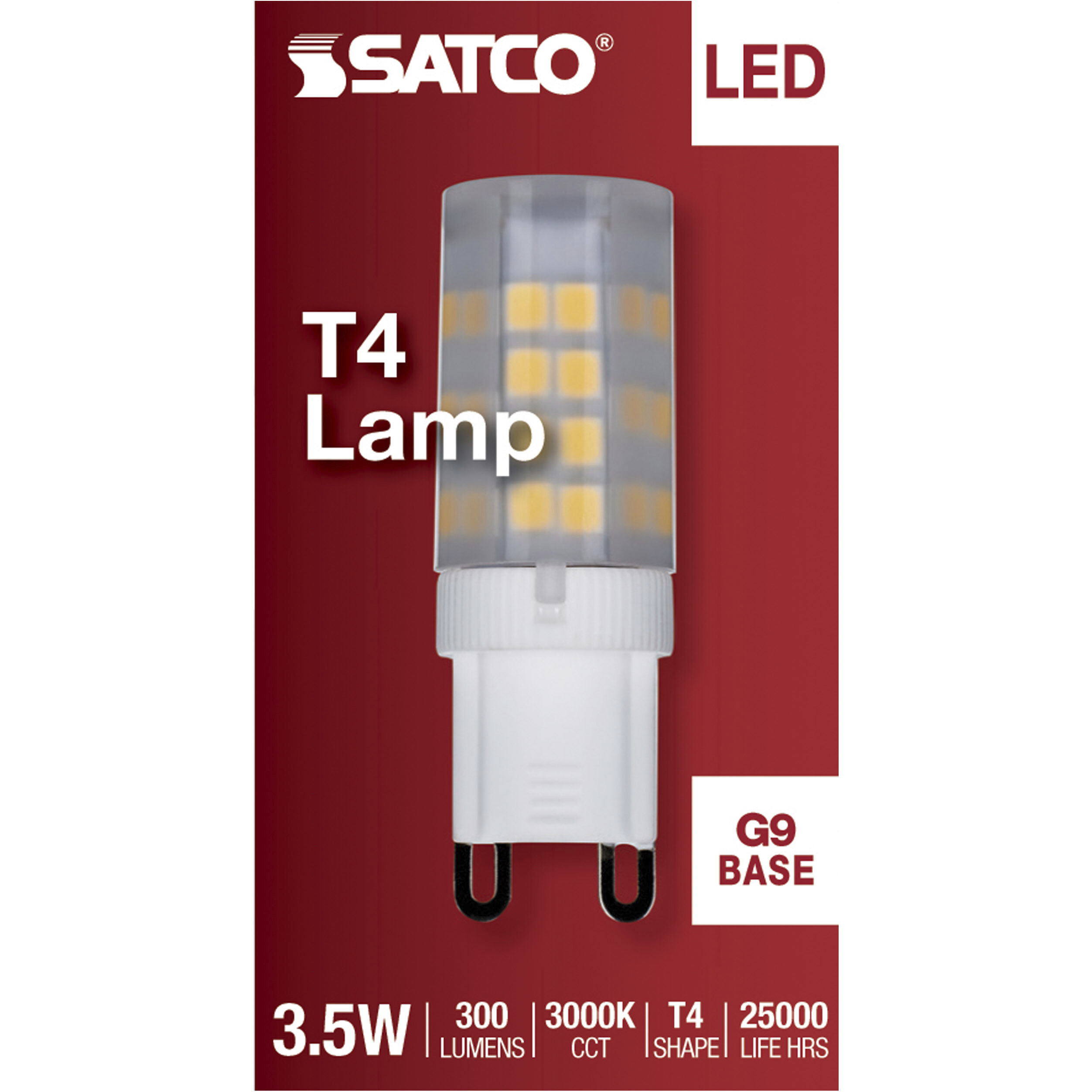 Lumos LED JCD LED G9 Double Loop 3.5 watt 3000K Mini and Pin Based LED