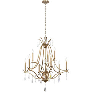 Laurel Estate 9 Light 32 inch Brio Gold Chandelier Ceiling Light