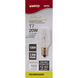 Lumos Incandescent Candelabra 20 watt 130 2700K Sign & Indicator, Sign & Indicator