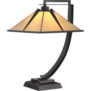 Pomeroy 21 inch 75.00 watt Western Bronze Table Lamp Portable Light, Naturals