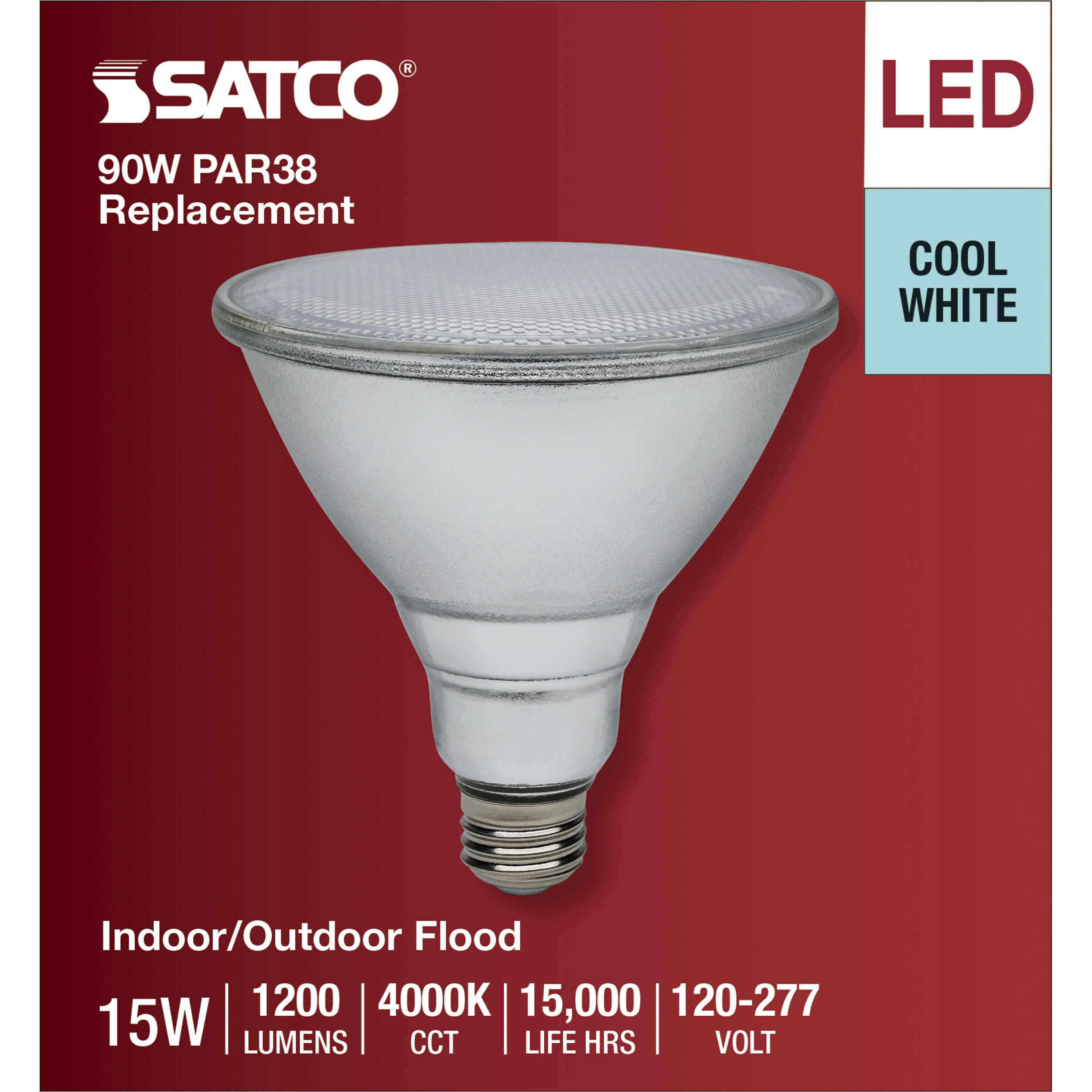 Lumos LED 15 watt 120 277 4000K Light Bulb LED PAR