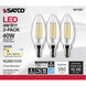 Lumos LED Candelabra Candelabra 4.00 watt 3000K LED Filament