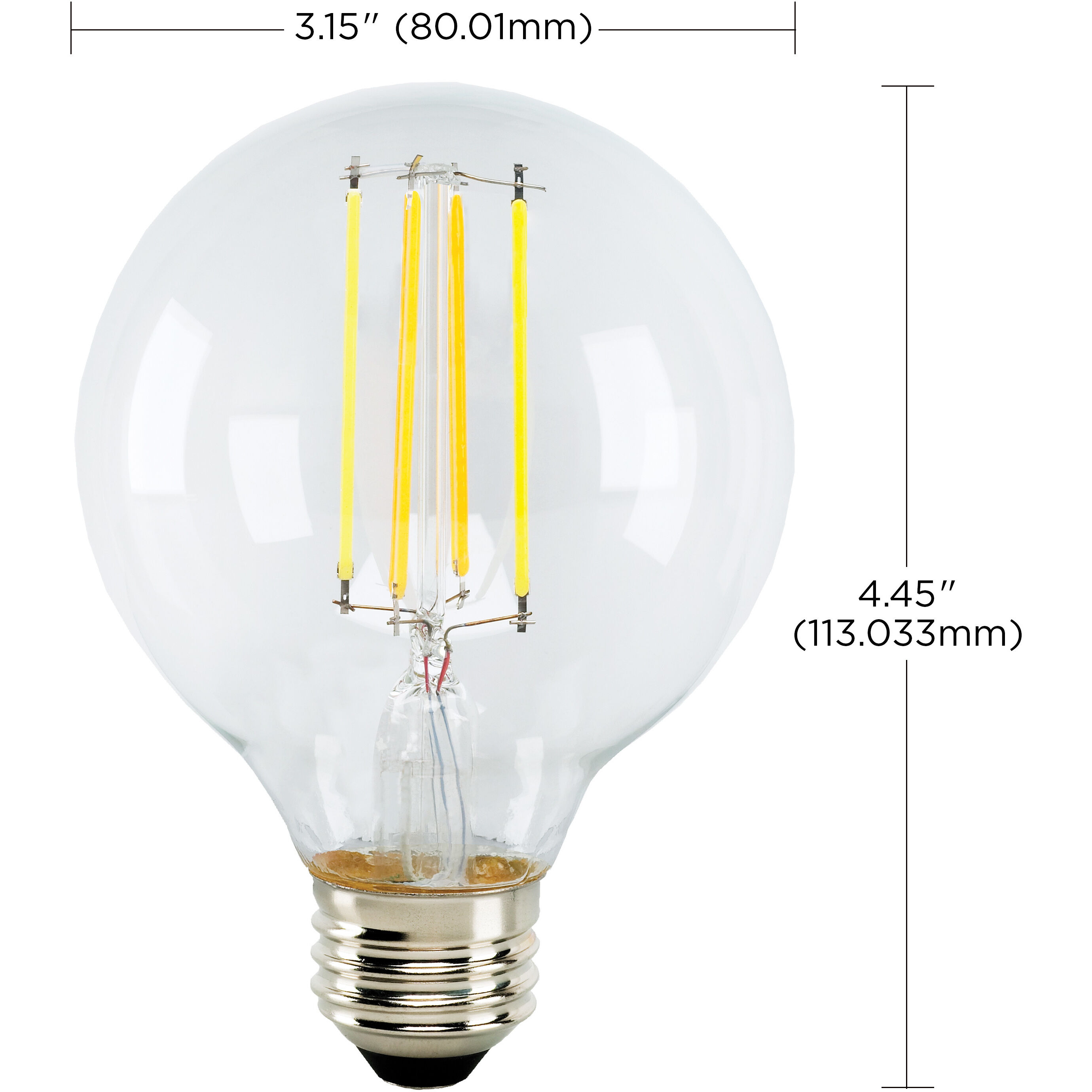 Starfish LED G25 Medium 4.50 watt 2700K LED Globe Light 