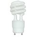Lumos Compact Fluorescent T2 GU24 GU24 18 watt 120V 4100K Light Bulb
