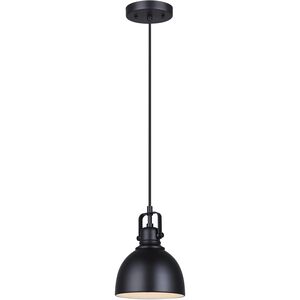 Polo 1 Light 6.25 inch Black Pendant Ceiling Light