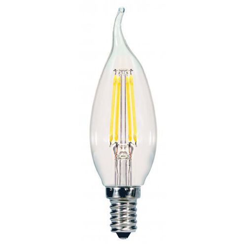 Lumos LED CA11 Candelabra E12 5.5 watt 120V 2700K Light Bulb, LED Filament