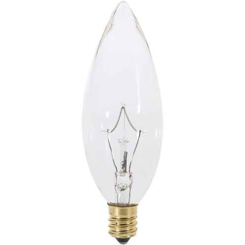 Lumos Incandescent BA9 1/2 Candelabra E12 25 watt 130V 2700K Light Bulb