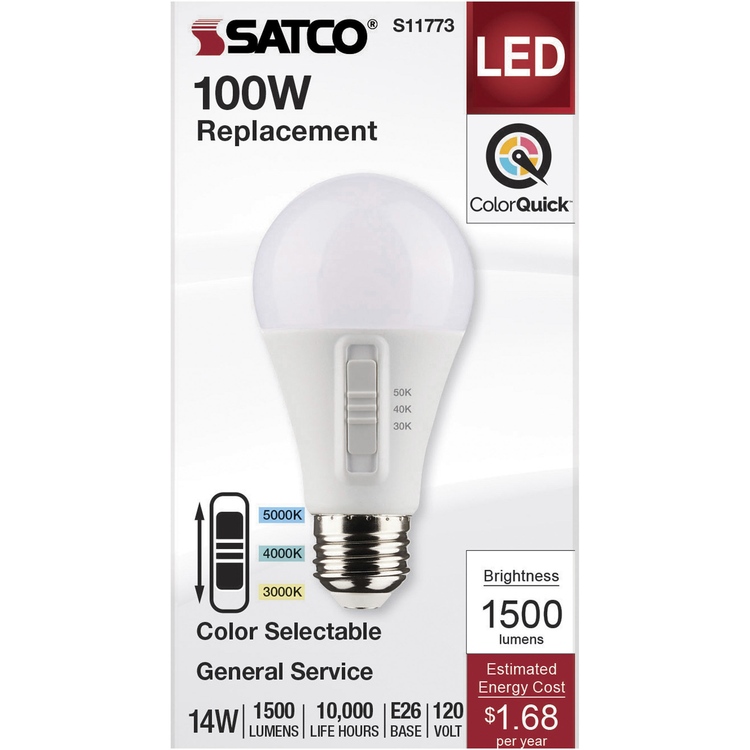 Lumos Medium 14.00 watt 3000K Light Bulb