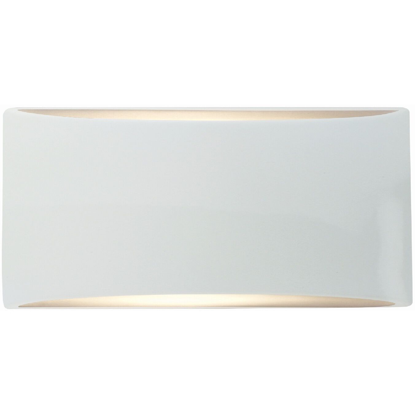 Ambiance 1 Light 10 inch Gloss White ADA Wall Sconce Wall Light