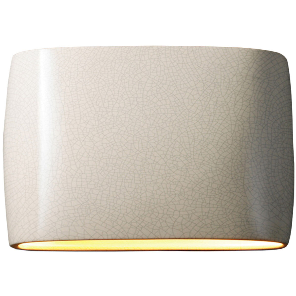 Ambiance Collection LED 10 inch White Crackle Outdoor Wall Sconce