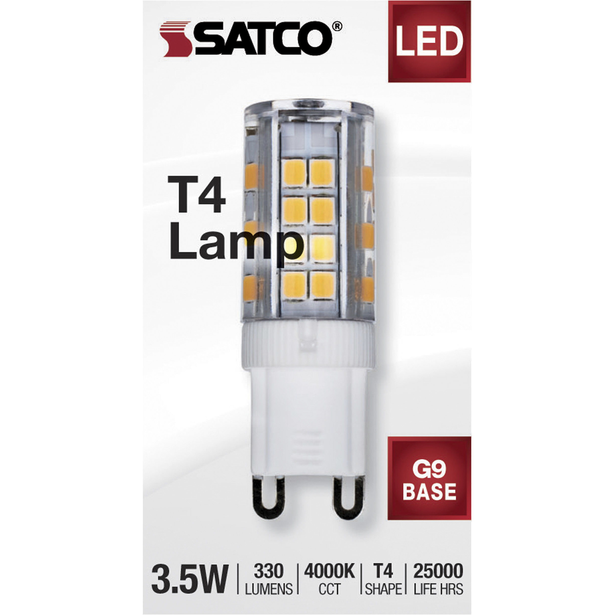 Lumos LED JCD LED G9 Double Loop 3.5 watt 4000K Mini and Pin-Based LED