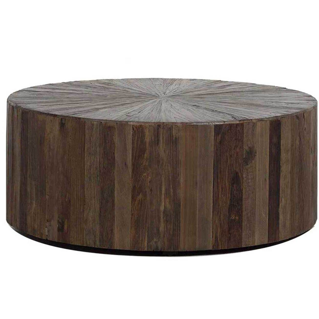 Cyrano 39.5 X 39.5 inch Natural Elm Coffee Table