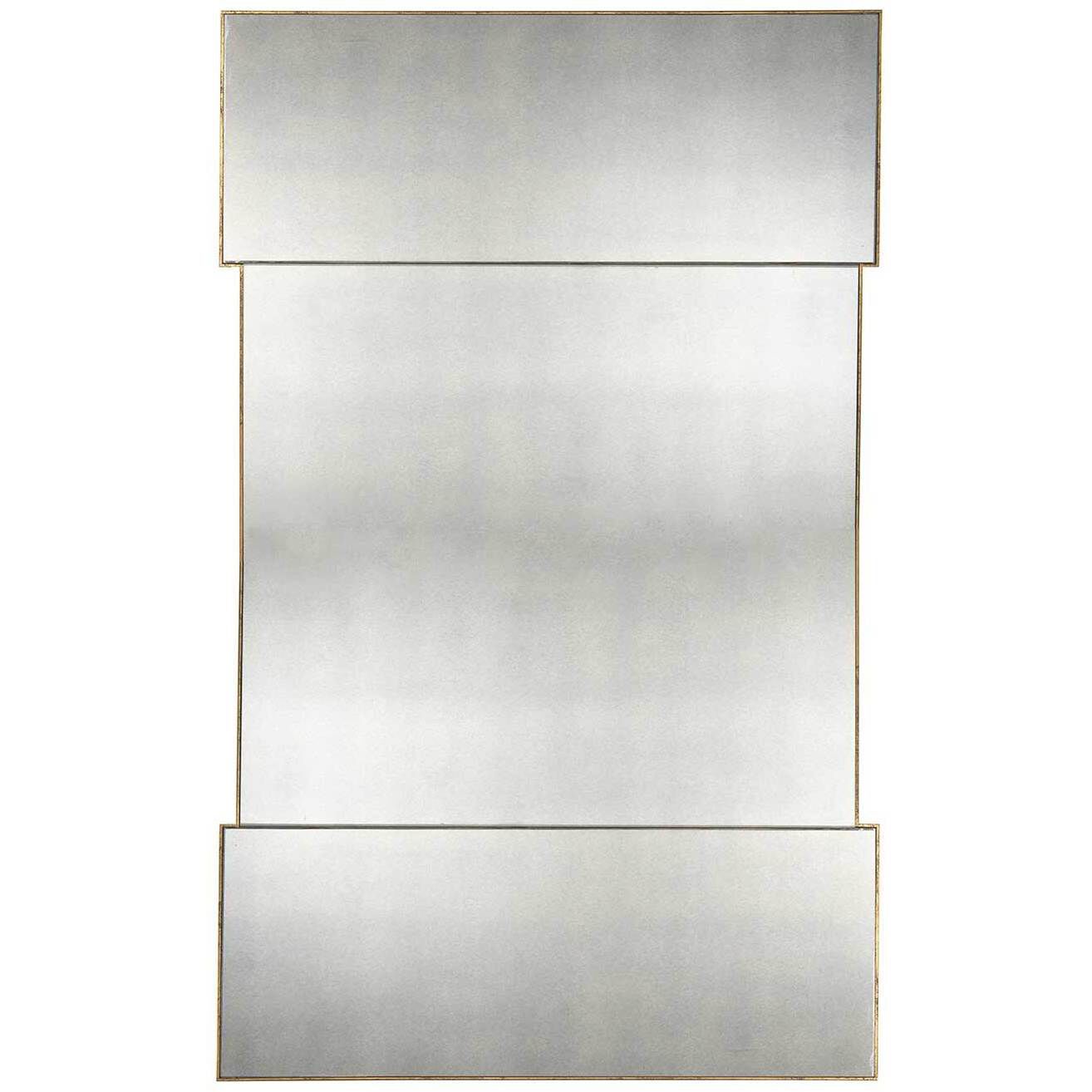 Theron 68 X 42 inch Gilded Gold / Antique Mirror Mirror