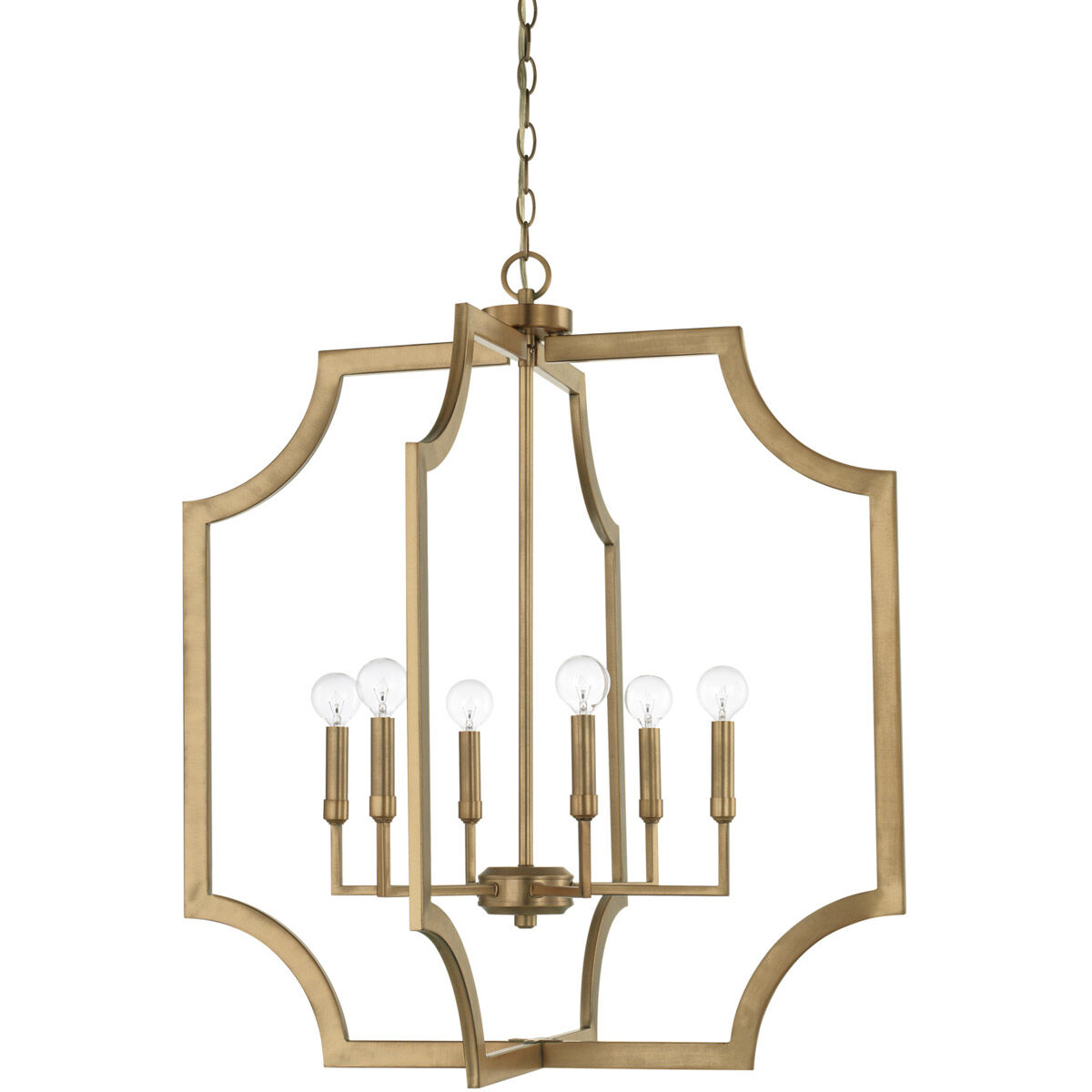 Lesley 6 Light 27.75 inch Foyer Pendant