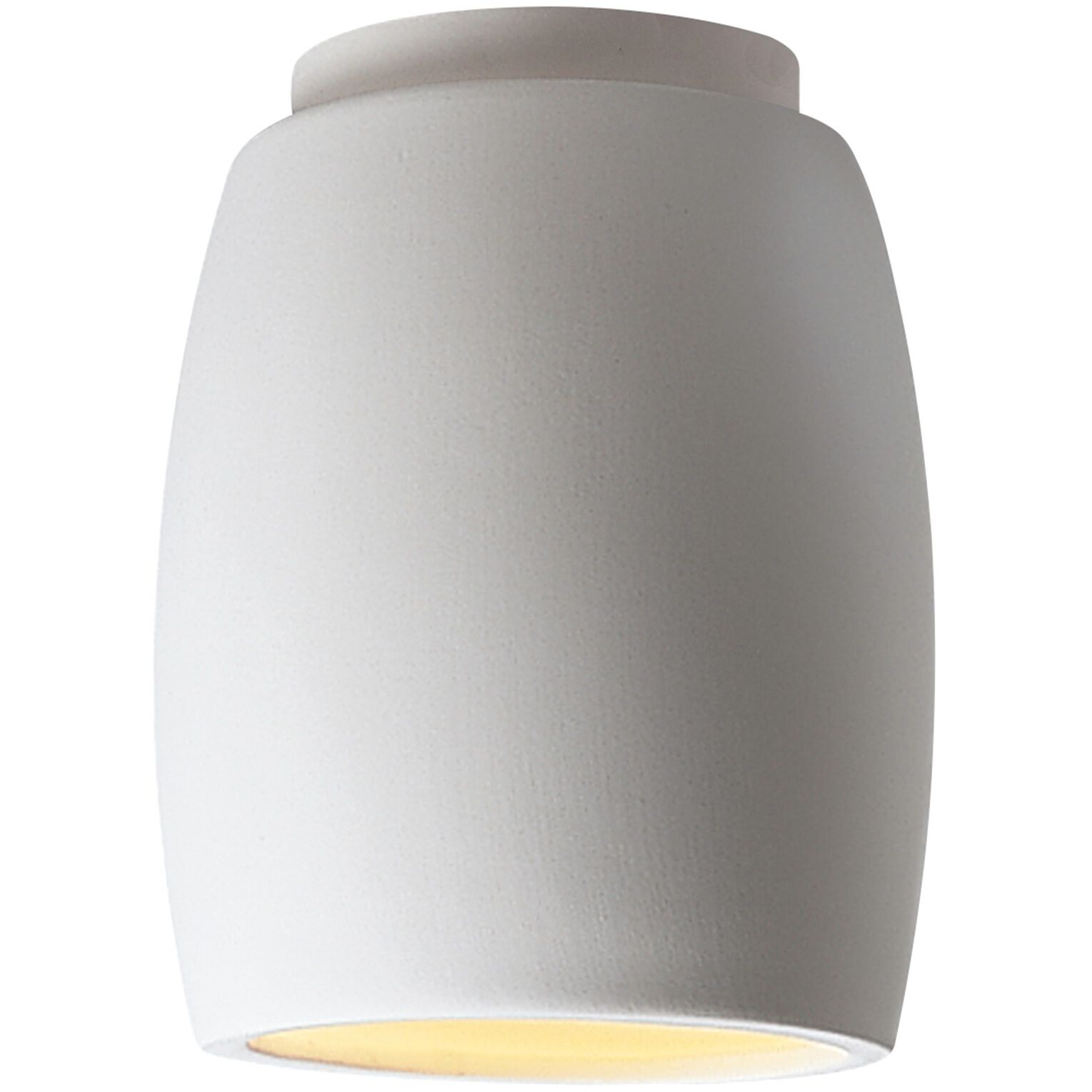 Radiance Curved LED 6.75 inch White Crackle Flush-Mount Ceiling Light