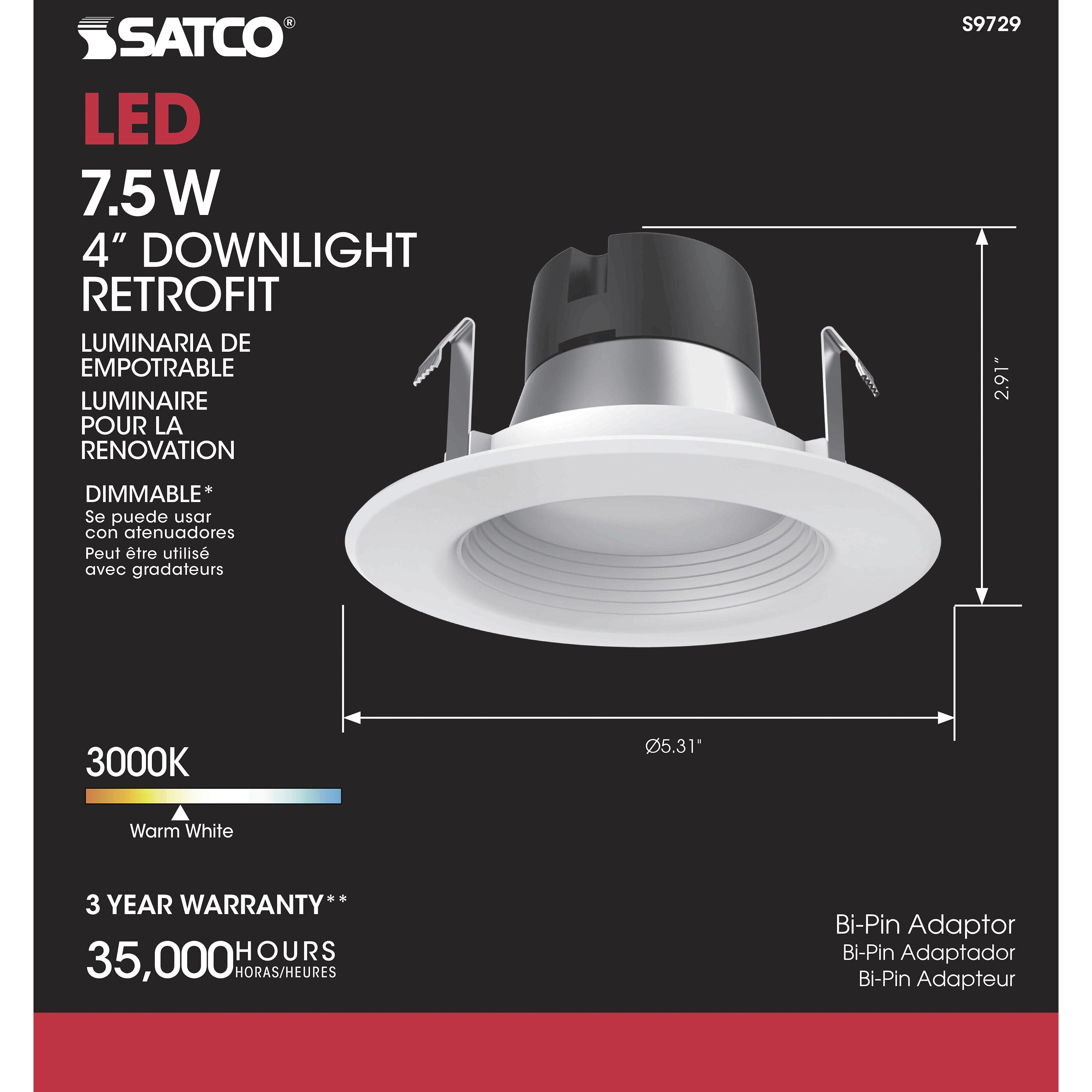 Edgewood Integrated White and Frosted Recessed