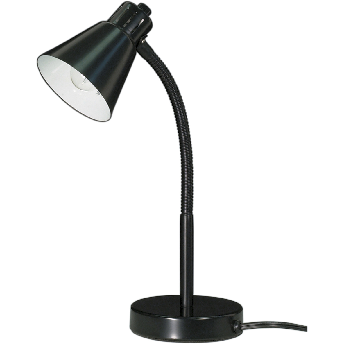 Heartland 13 inch 40 watt Black Gooseneck Desk Lamp Portable Light